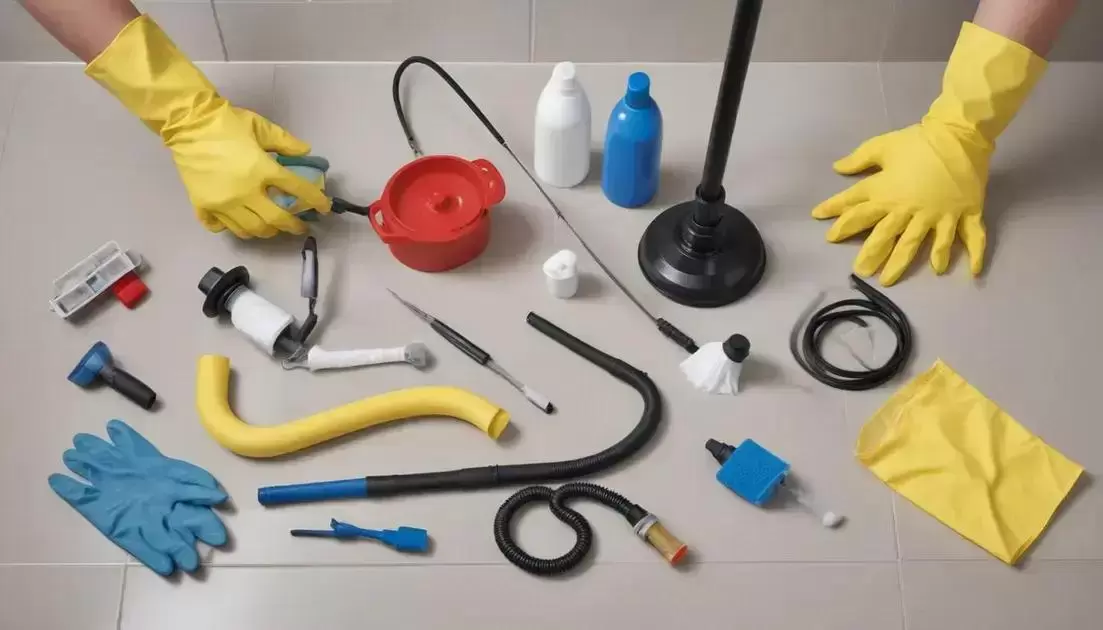 Ferramentas essenciais para a limpeza